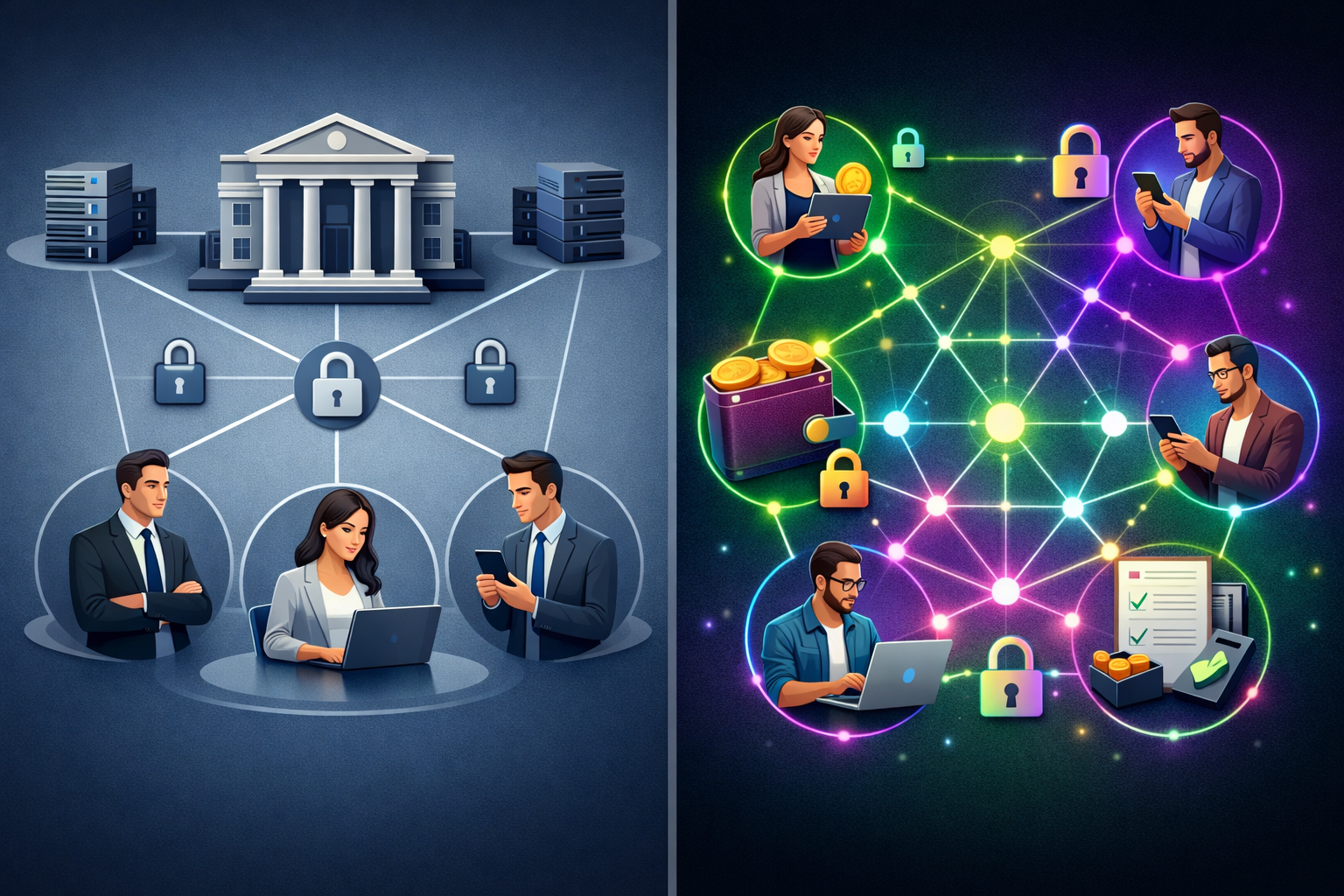 Centralized vs Decentralized Markets